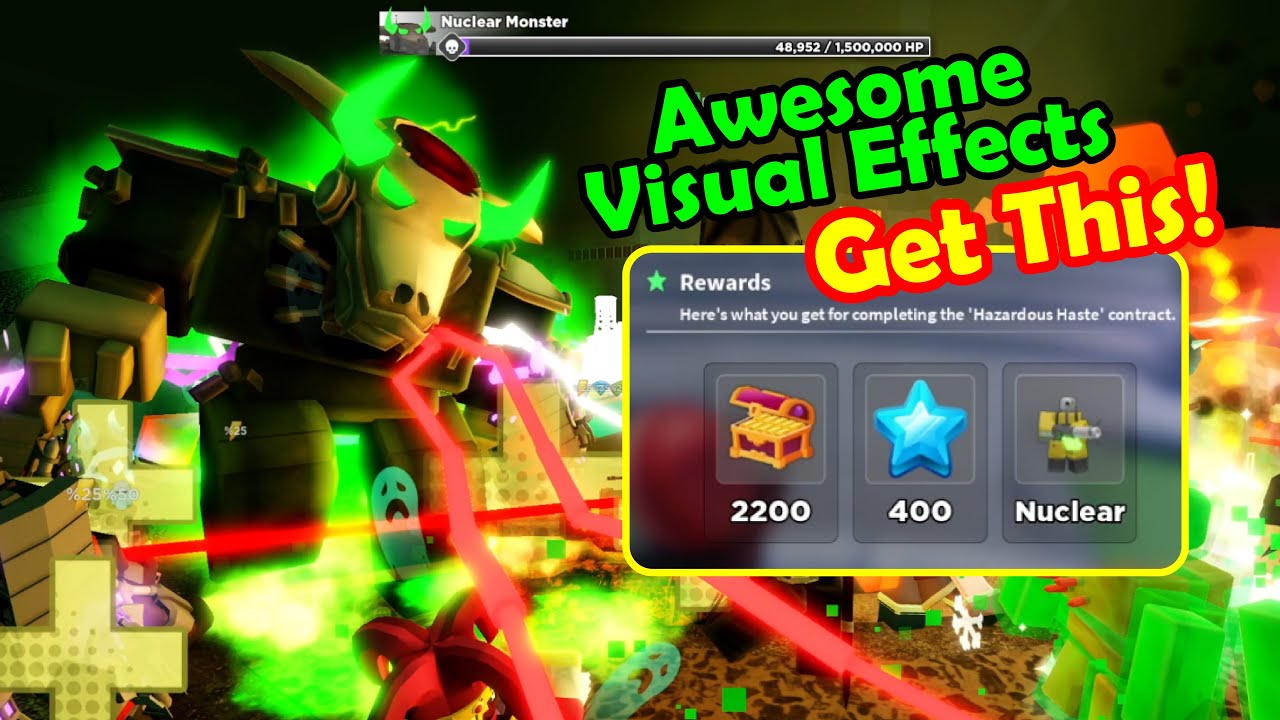 tds accelerator nuclear skin completed - Tower Defense Simulator Roblox