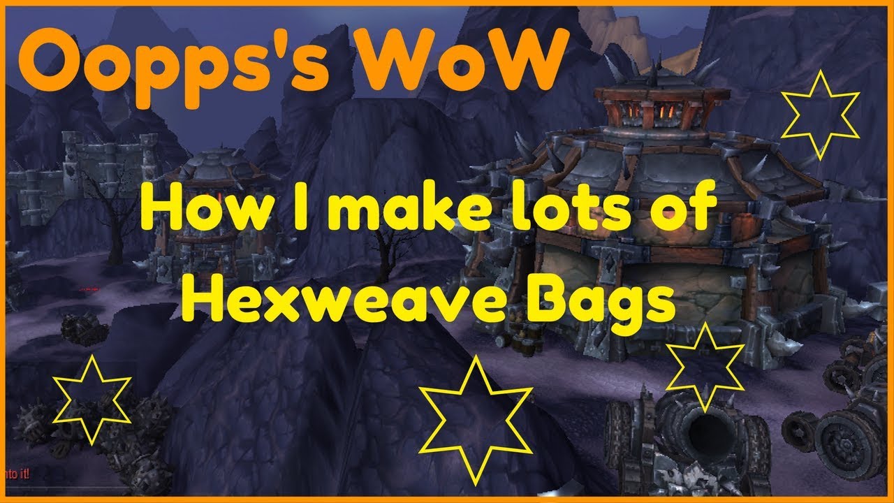How to Make Lots of Hexweave Bags