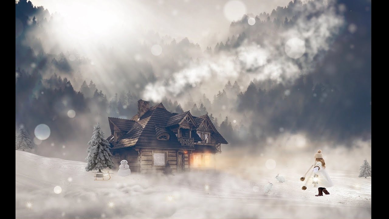 Snowstorm Cabin Ambience ❄️ Wind Howling & Cozy Winter Storm Sounds (8 Hours)
