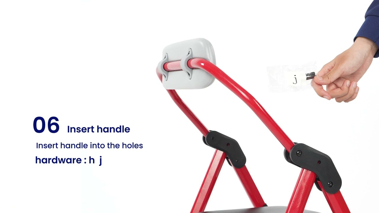 VOCIC Z11 Lightweight Foldable Rollator Walker Installation Guide & How to Use