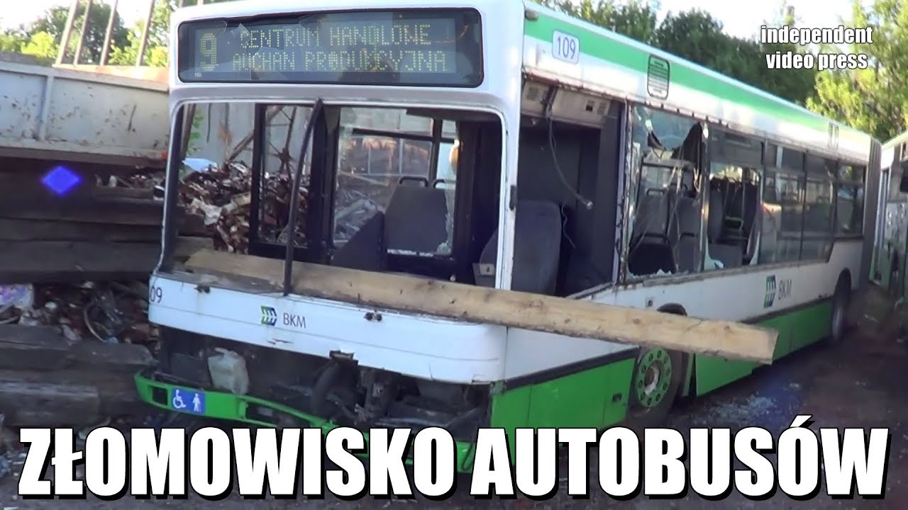 Złomowisko autobusów komunikacji miejskiej Białystok - Jelcz, Man
