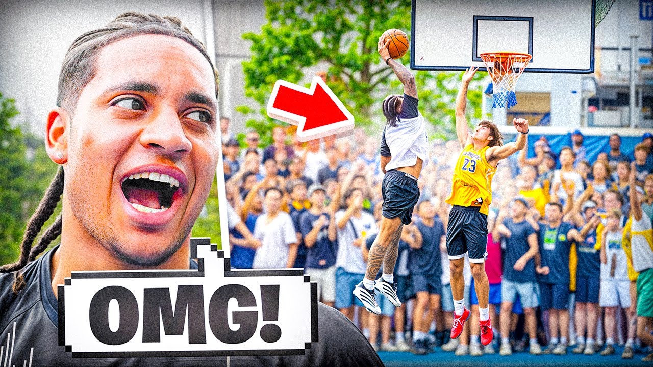 I FINALLY DUNKED ON SOMEONE AT THIS INSANE PARK RUN!