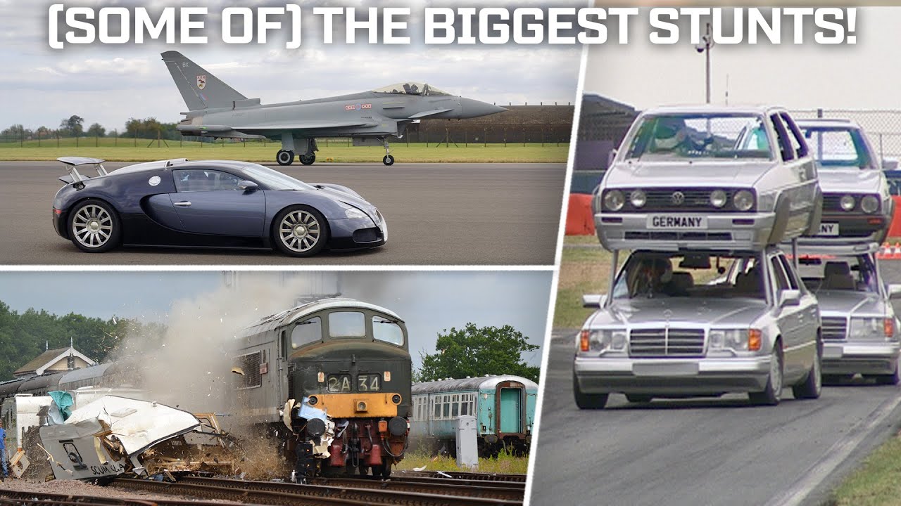 🔴 LIVE: 75 Minutes Of The Most Insane Stunts | Top Gear Classic