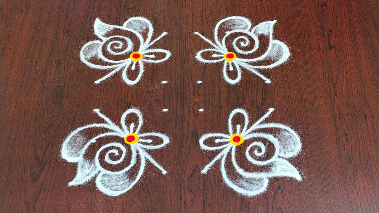 6×6dots navaratri special rangoli designs🌷|dussehra muggulu|easy pandaga muggulu|#Rang Kaa Rangoli