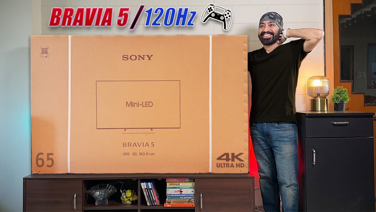 Sony Bravia 5 (XR55A) 4K Mini-LED Google TV 2025 с играми для PS5 — множество функций 🔥