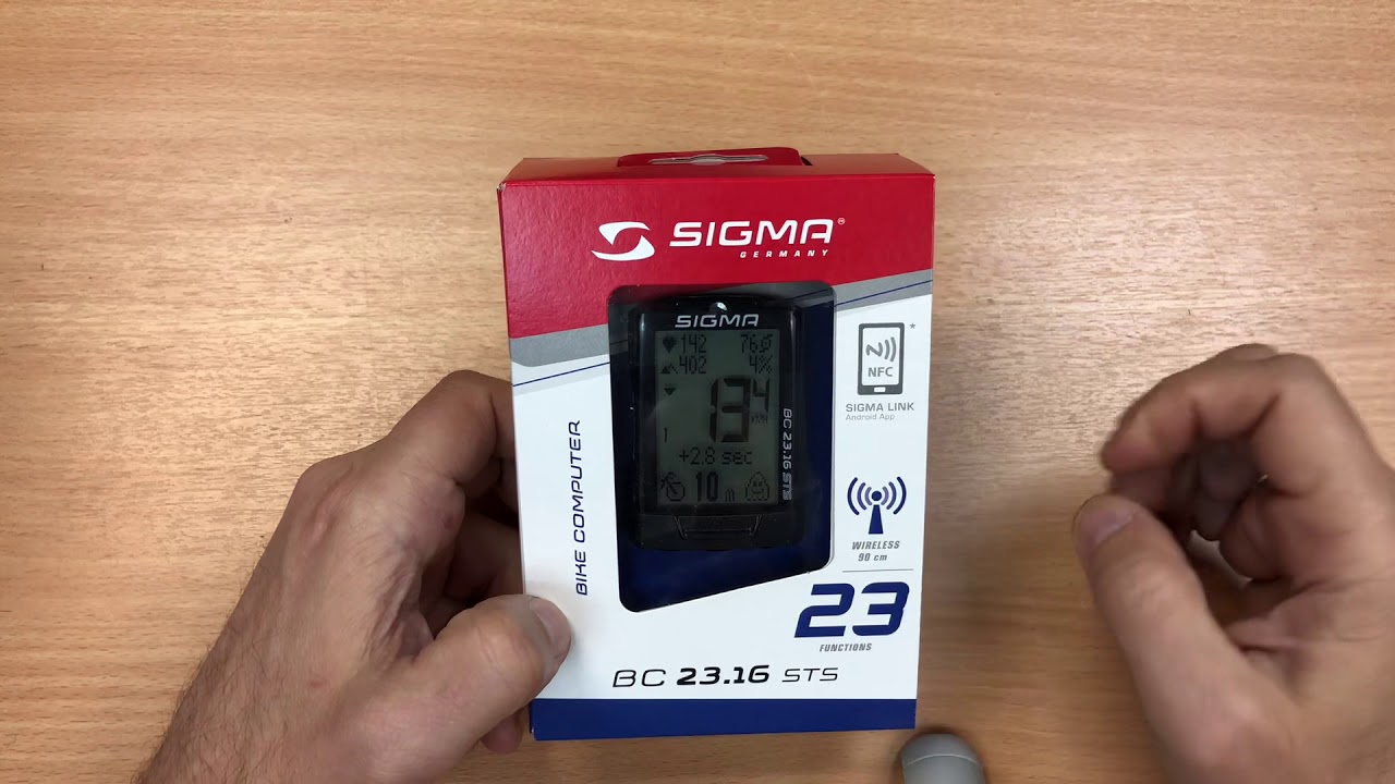 Велокомпьютер Sigma Sport BC 23.16 STS (02317) - Обзор и распаковка!