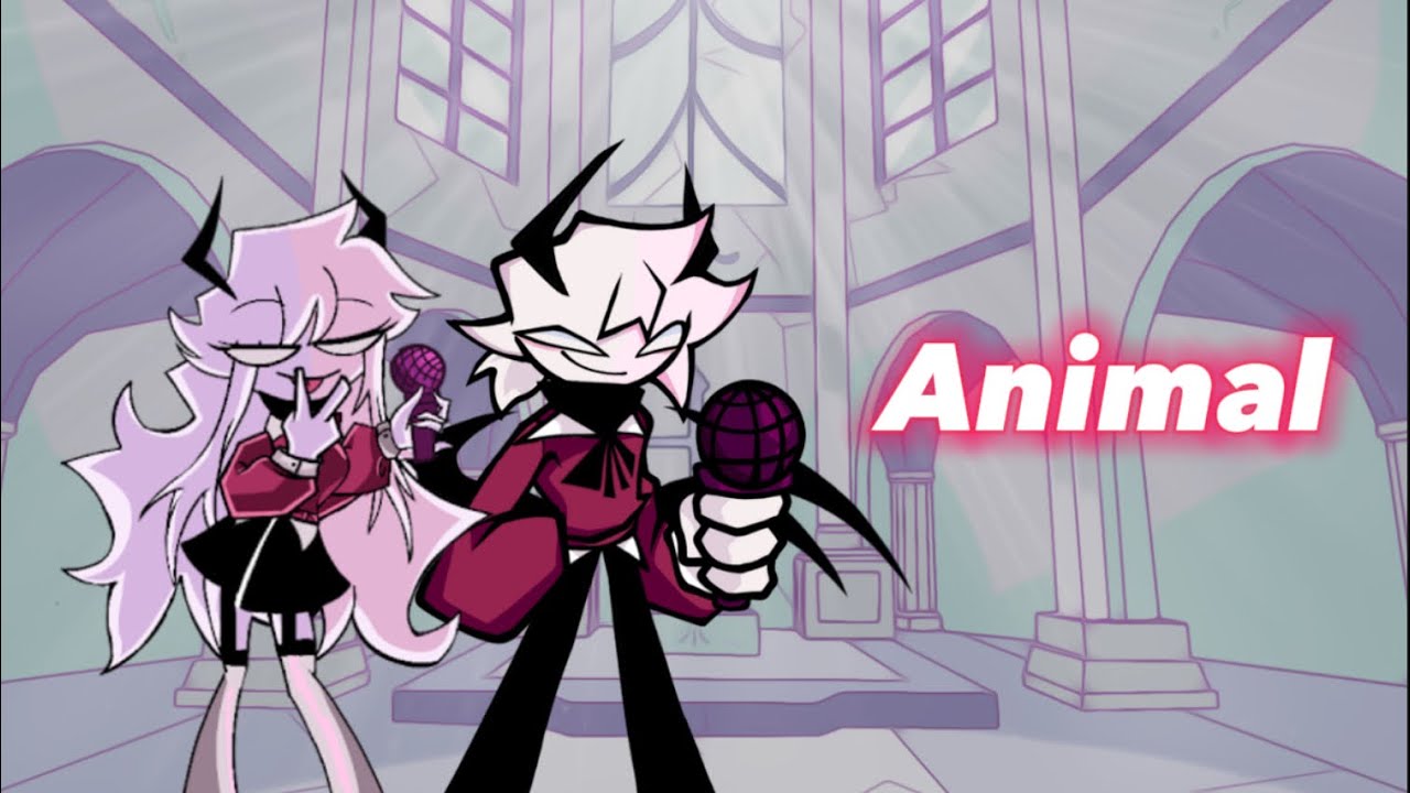 【FNF】Animal but Selene(NewVoice) and Selever(NewVoice) Sings it