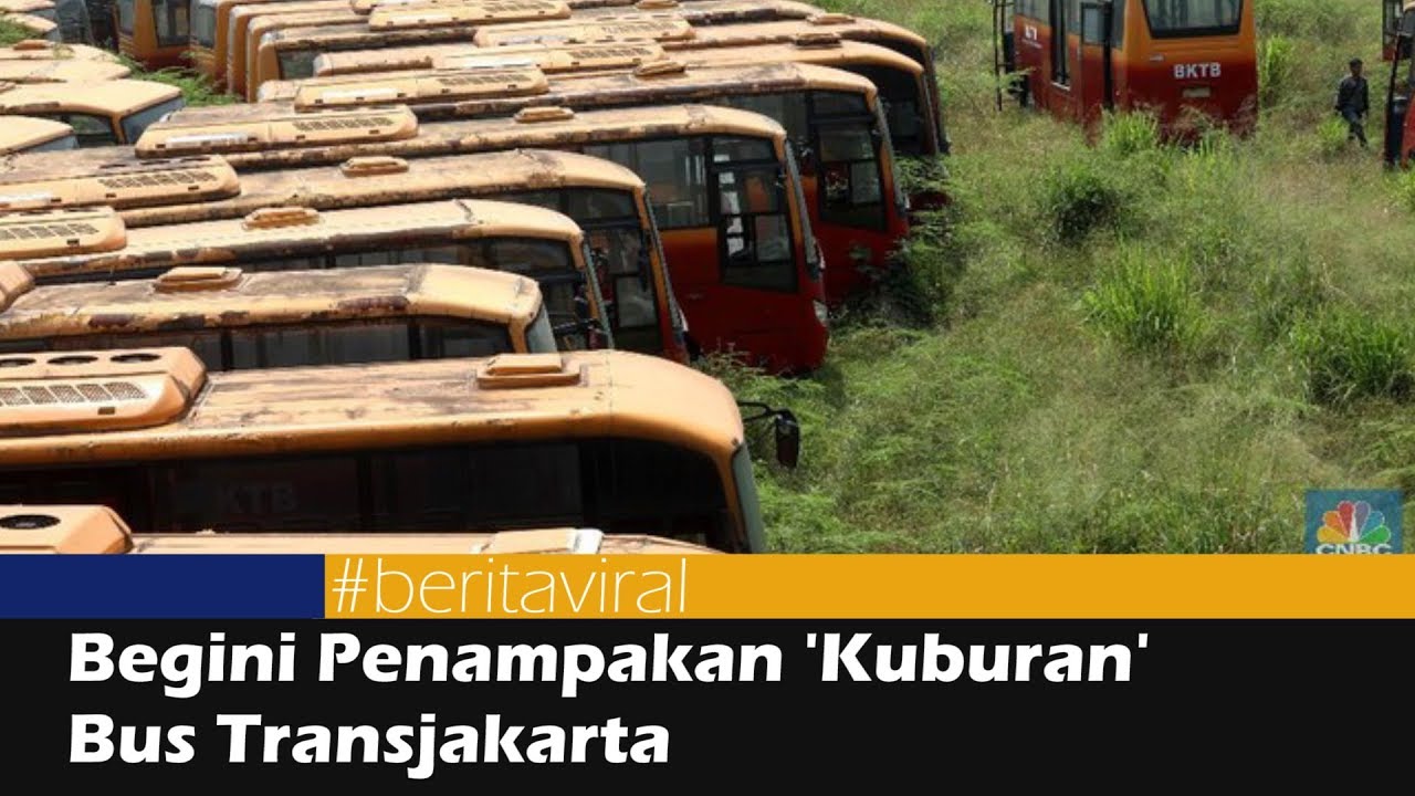 Begini Penampakan 'Kuburan' Bus Transjakarta
