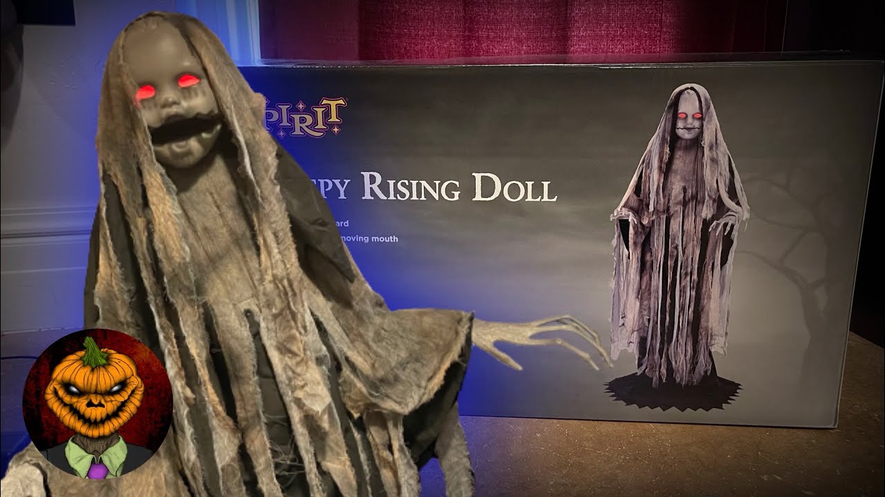 Spirit Halloween - Creepy Rising Doll Unboxing/Setup | 2023 REMAKE Animatronic 🎃 👻
