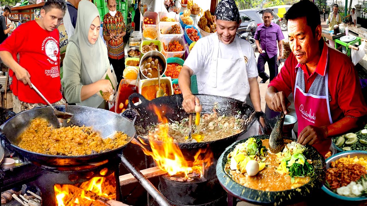 INSANE INDONESIAN STREET FOOD IN JAKARTA | 25 MUST TRY INDONESIAN FOODS COLLECTION