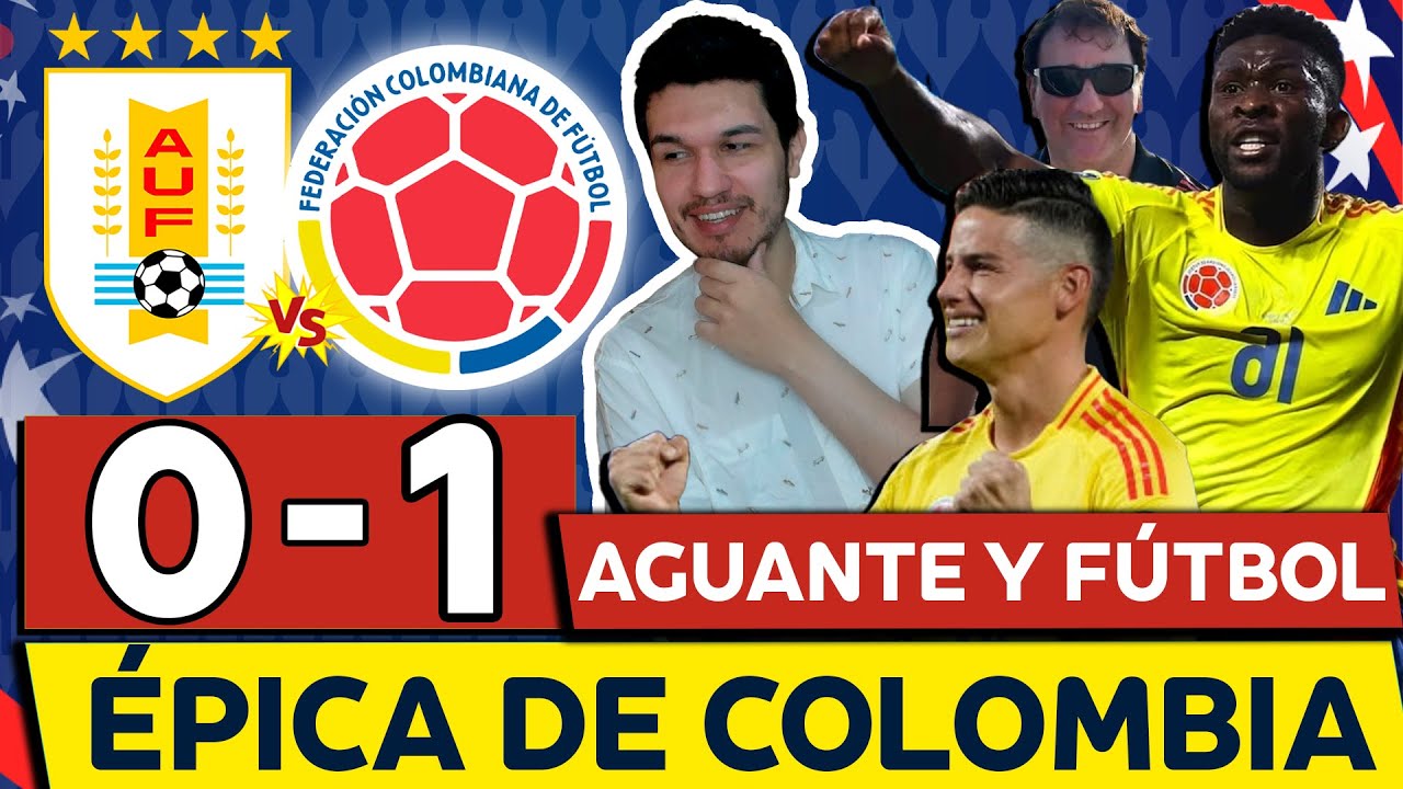 URUGUAY 0 COLOMBIA 1⚡SEMIFINAL COPA AMÉRICA USA 2024🔥CLASIFICAMOS AL PARTIDO DE NUESTRAS VIDAS🔥