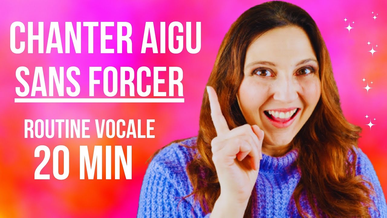 Chanter AIGU sans forcer sur sa voix (échauffement vocal 20 min)