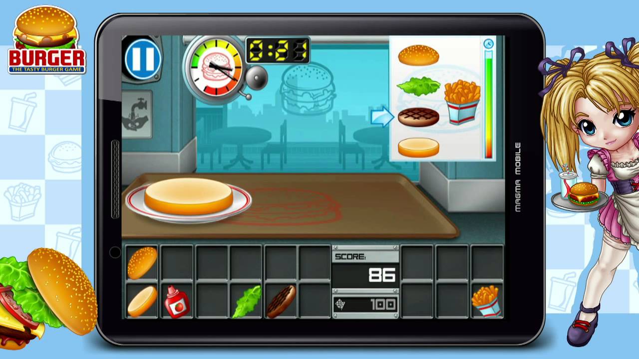 Burger Windows Phone 8 -- Magma Mobile Game