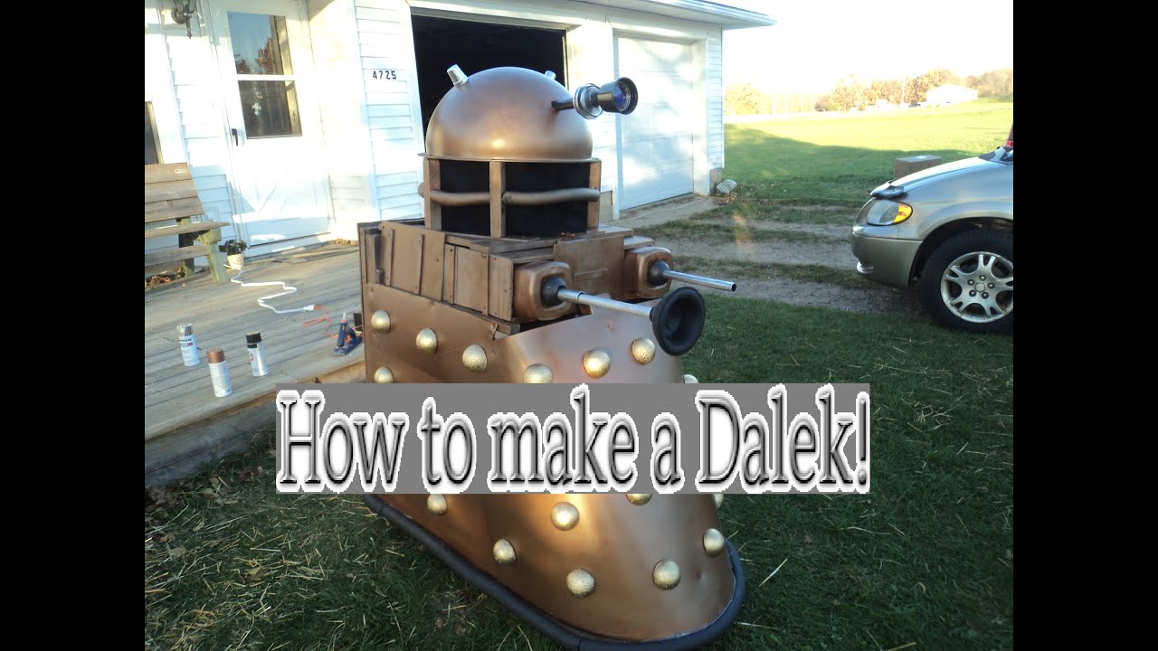 How I made a dalek costume!