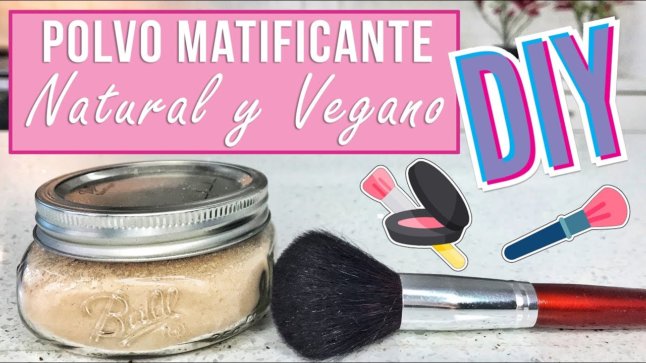 POLVO MATIFICANTE NATURAL - DIY MAQUILLAJE VEGANO FÁCIL Y RÁPIDO - Mixi