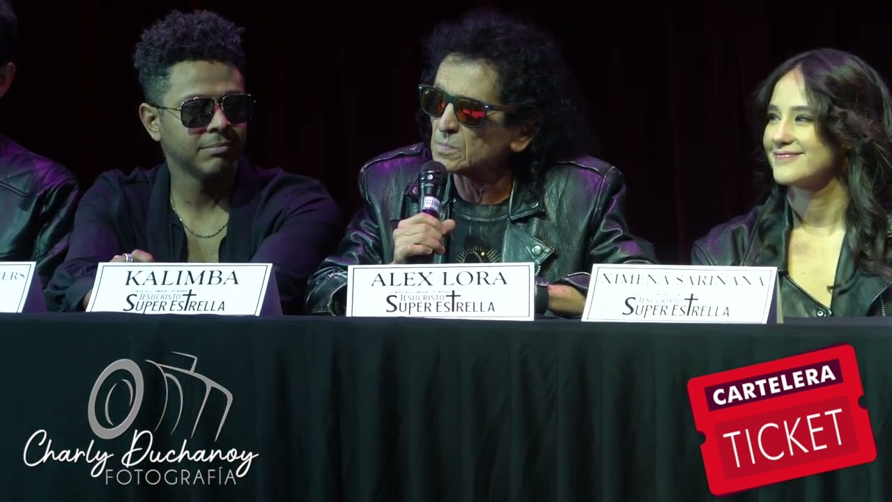 Jesucristo Superestrella - Benny Ibarra Erik Rubin y Alex Lora (Conferencia de prensa)