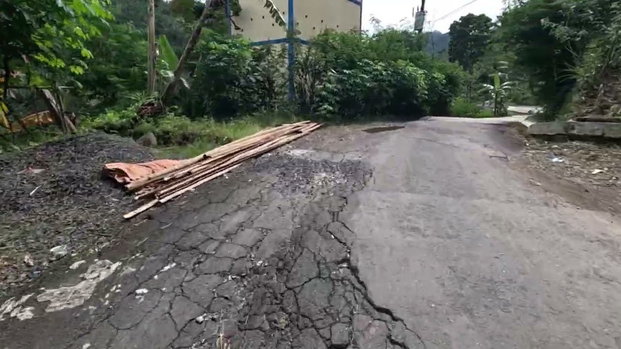 kondisi ruas jalan bongas - tundagan