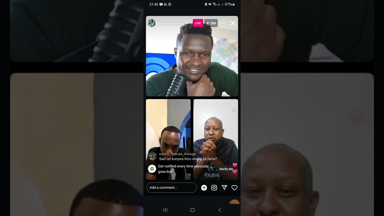 ALLY SOUDY , MUYOBOKE ALEX na SAMU_ ZUBY COMEDY LIVE KURI INSTAGRAM