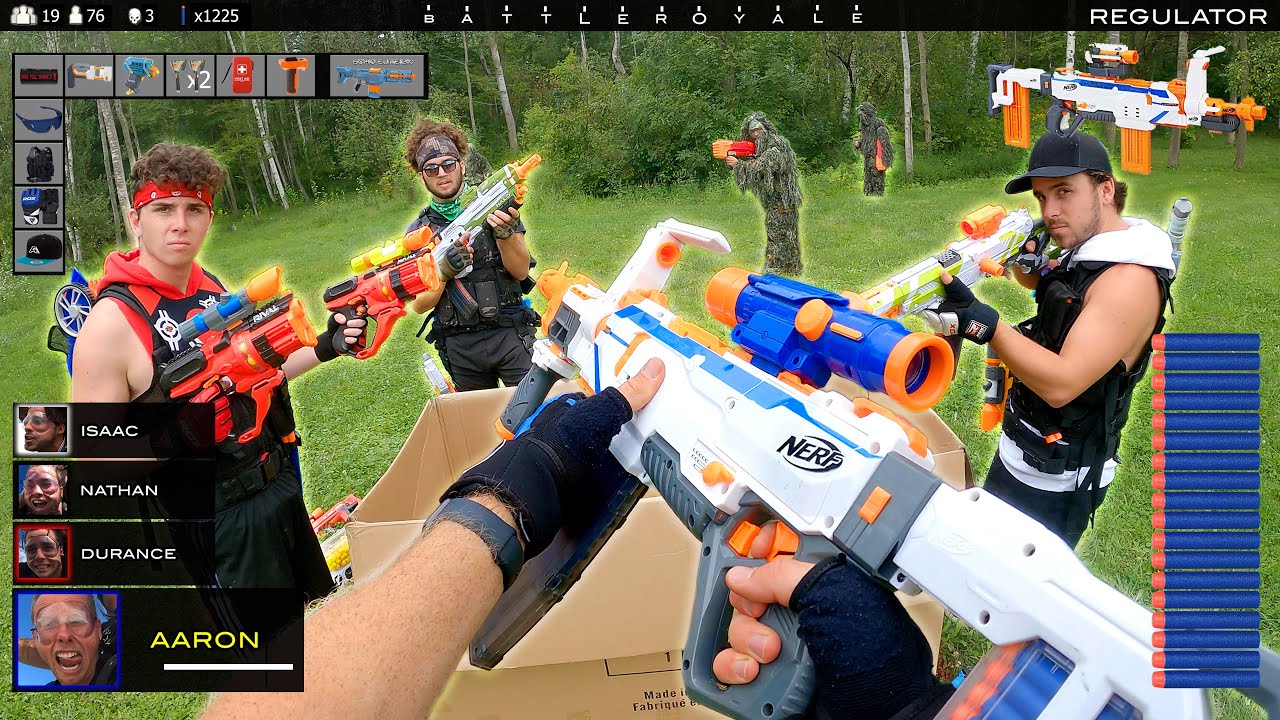 NERF GUN BATTLE ROYALE  - Part 1 (Nerf First Person Shooter!)