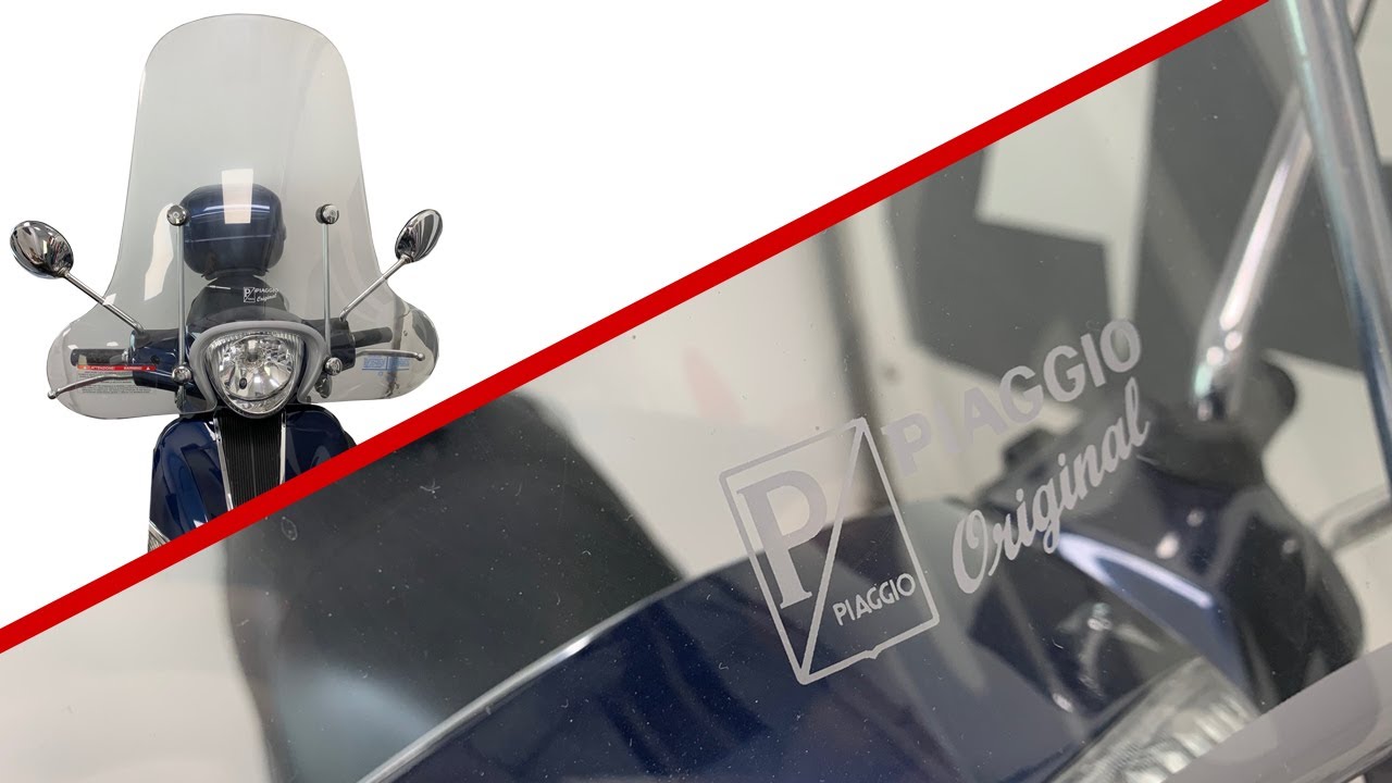 Windscherm monteren | Piaggio Liberty