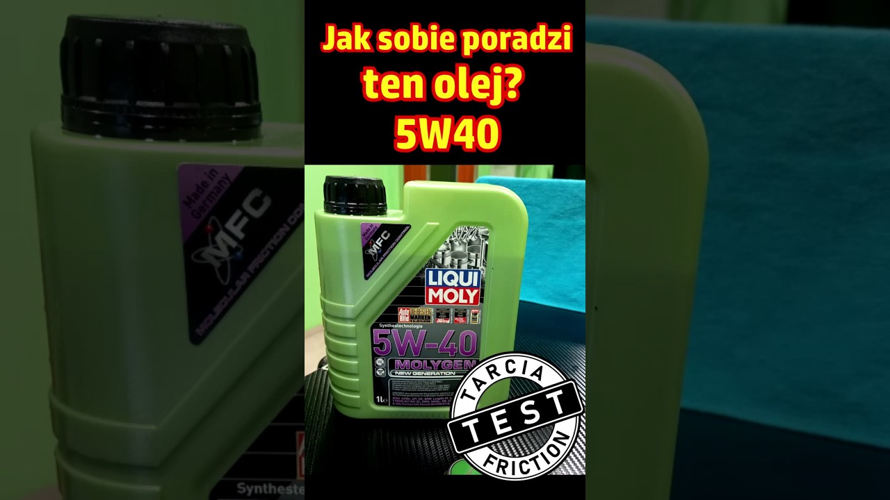 Test oleju LIQUI MOLY MOLYGEN 5W40 MFC silnik AMG Jak sobie poradzi? Por&oacute;wnawczy test tarcia Cz.7/15