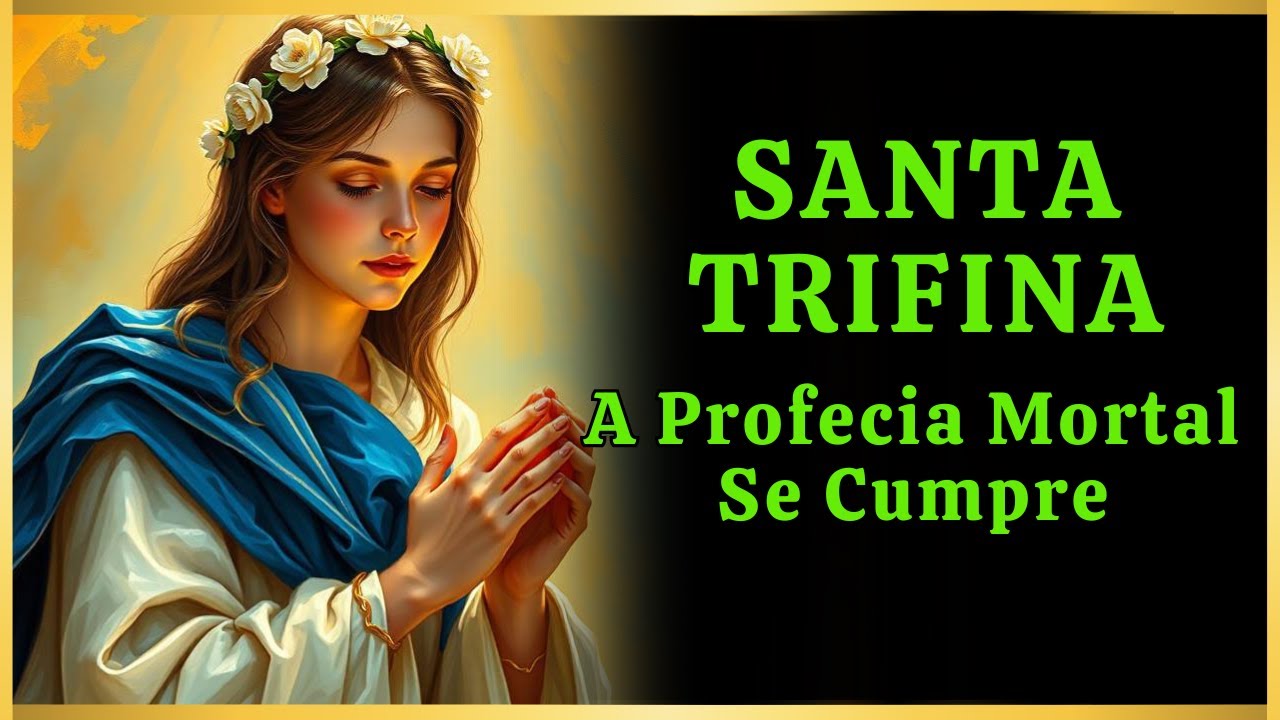 ✝️A Terrível Profecia Que Condenou a Santa Antes Mesmo de Nascer Seu Filho😱Santa Trifina