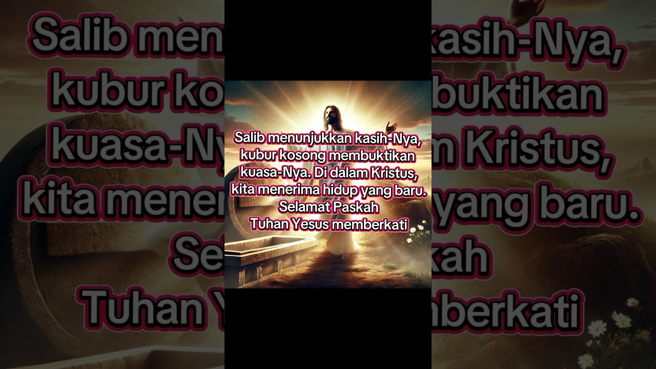 selamat hari Paskah. #Yesusbangkit#Diabenar2Hidup#Bangkitbagikit