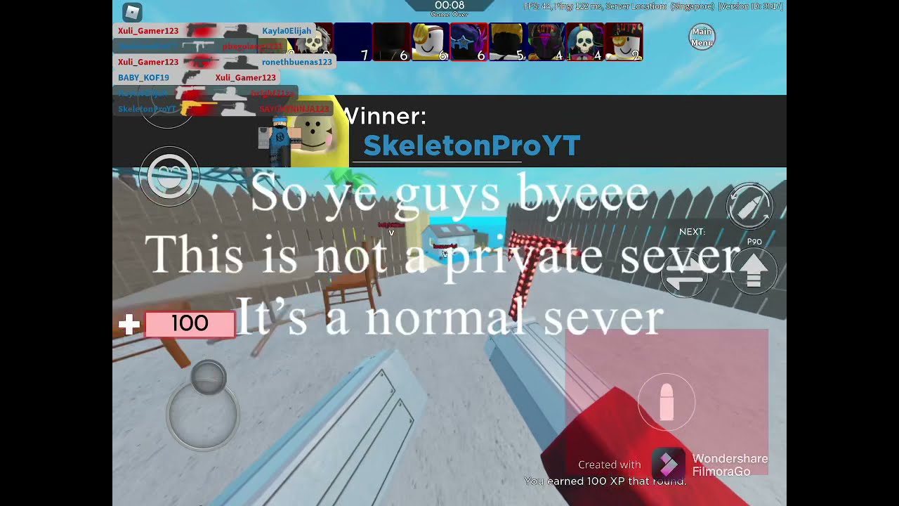 Playing Arsenal with SkeletonProYT!!!!!