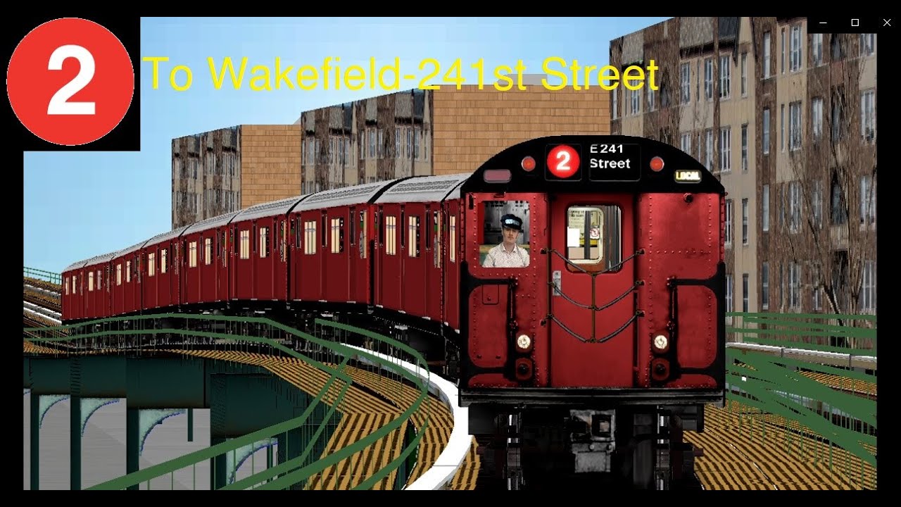 OpenBVE Throwback: 2 Train To Wakefield 241st Street