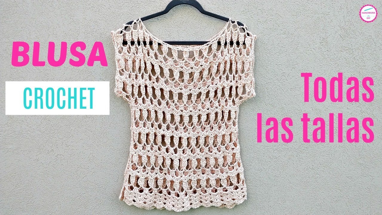 COMO TEJER BLUSA A CROCHET | HANDWORK DIY