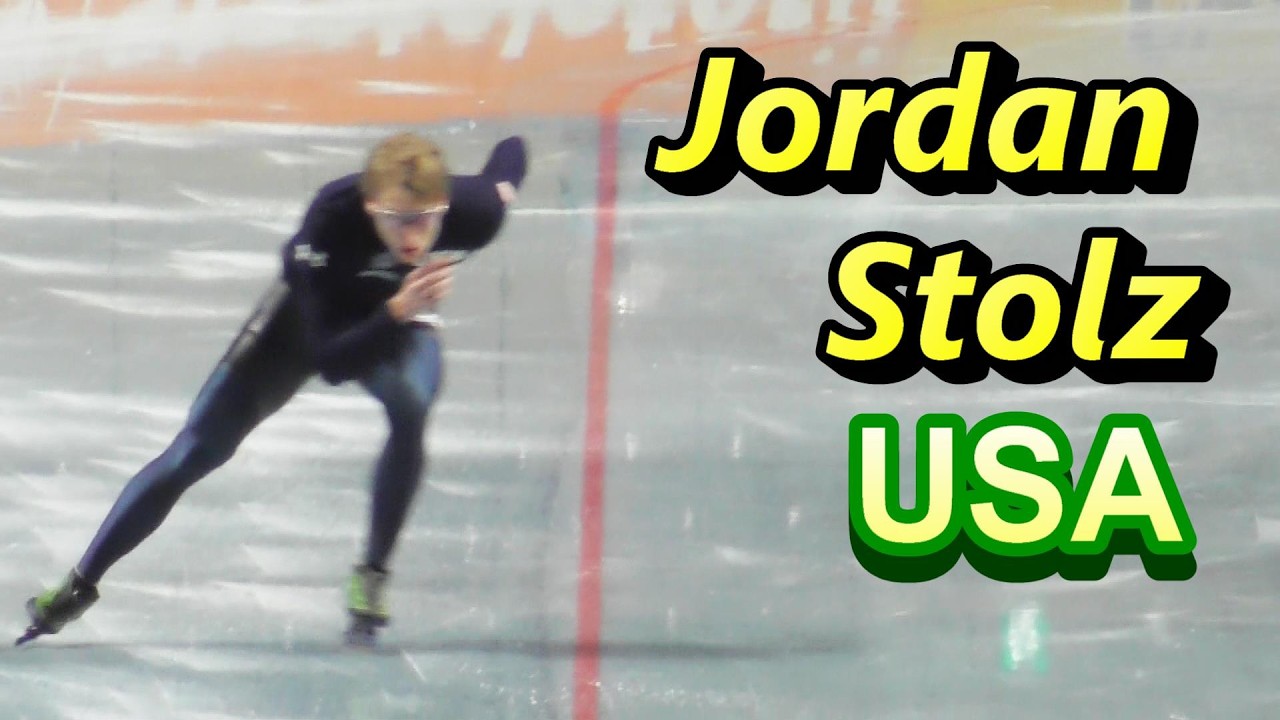 Jordan Stolz Warming Up Scene.2024/25 ISU World Cup Speedskating Nagano.2024/11/22 M Wave.