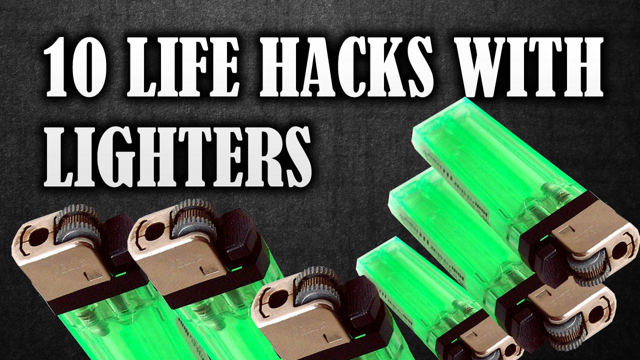 10 LIFE HACKS WITH THE LIGHTERS | 10 Amazing lighter life hacks you should know
