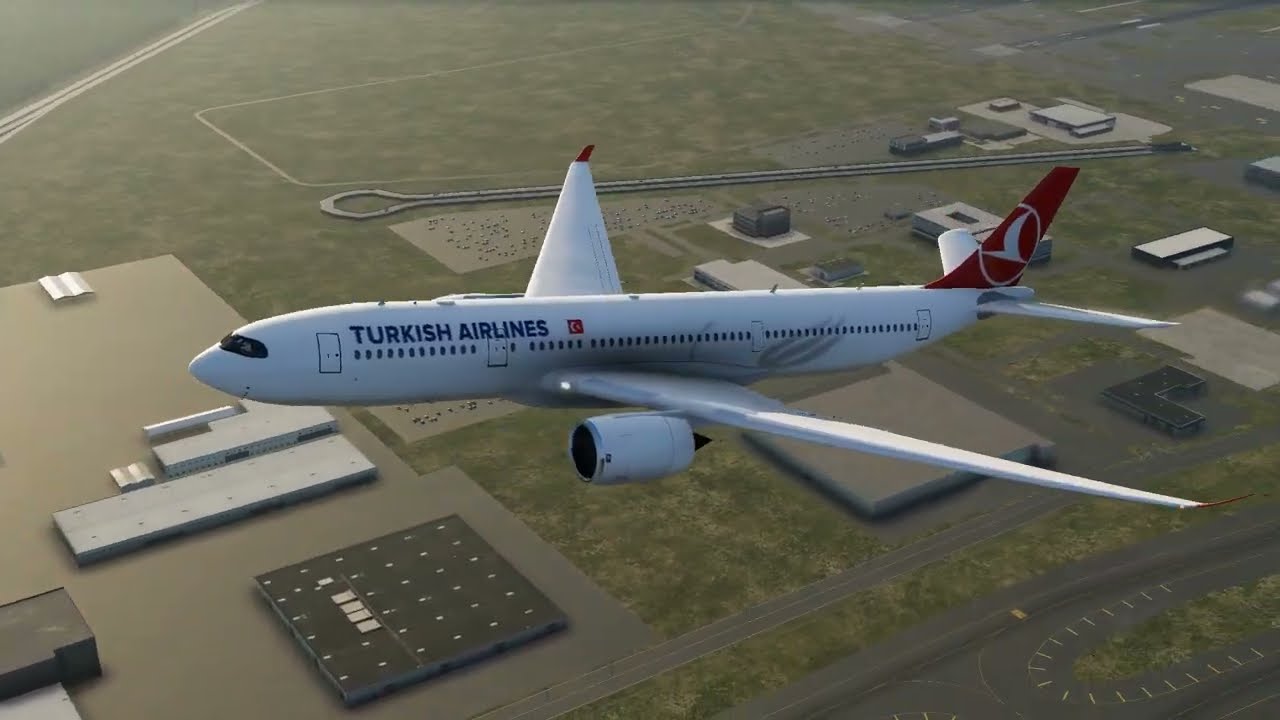 TURKISH AIRLINES AIRBUS A330 NEO TAKEOFF