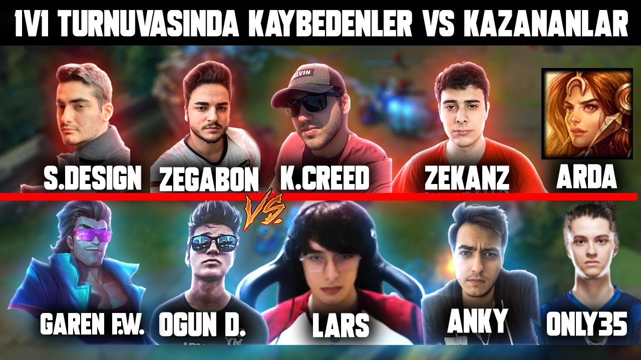 HEYECANA DAYANAMAYAN BU MAÇI İZLEMESİN! 1v1 TURNUVASINDA KAYBEDENLER vs KAZANANLAR 5v5!
