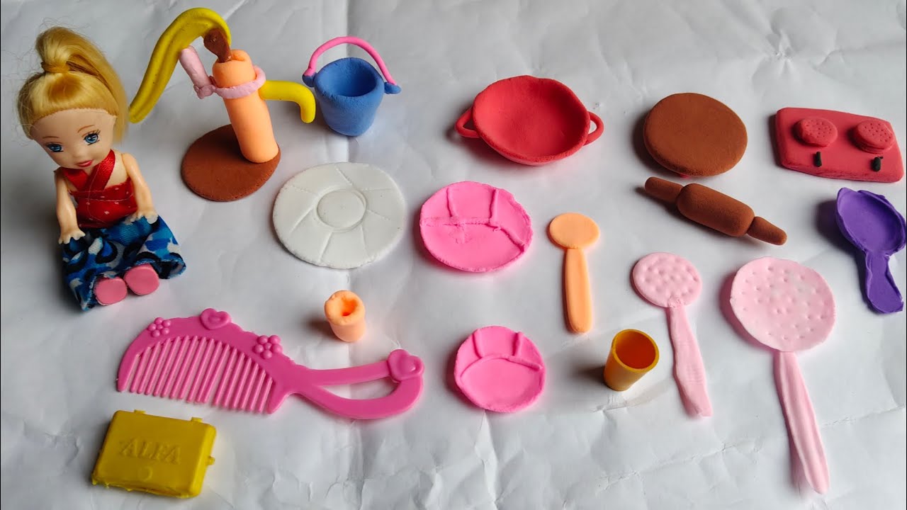 Clay Art, Miniature Kitchen, DIY Crafts, Handmade Toys, Clay Modeling, Hindi Craft Video