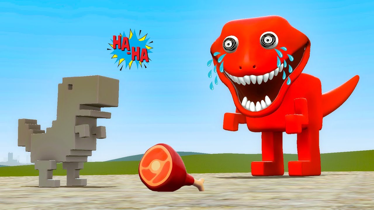 DO NOT PLAY ROBLOX CHROME DINOSAUR RUN Inside Garry’s Mod THIS WENT WRONG!