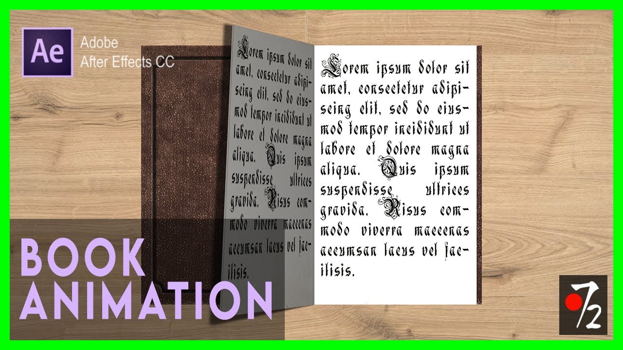 Adobe After Effects - Tutorial Animazione Libro "Book Animation" [ITA], Studio72
