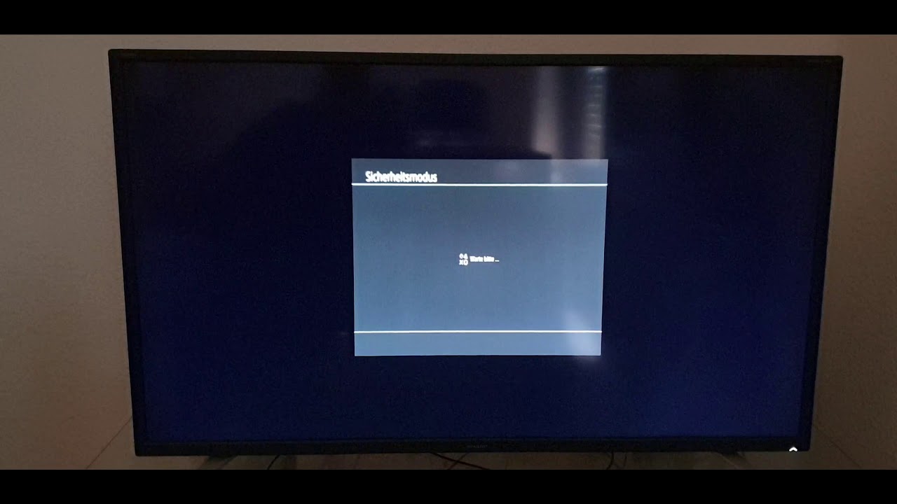 Software Update / Software neu aufspielen über USB Stick Playstation 4