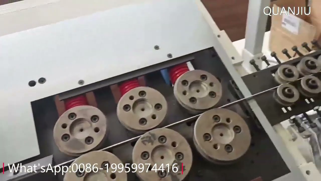 Customized Metal Conveyor Belt 2D CNC SS Wire Bending and Hole Punching with Chamfering Machine