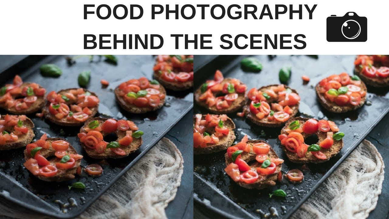 Food Photography Behind the Scenes using Reflectors and Diffusers
