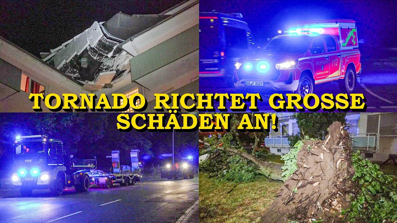 +++ TORNADO WÜTET ÜBER WOHNSIEDLUNG +++ GROSSE SCHÄDEN | FEUERWEHR + THW | ANWOHNER UNTER SCHOCK