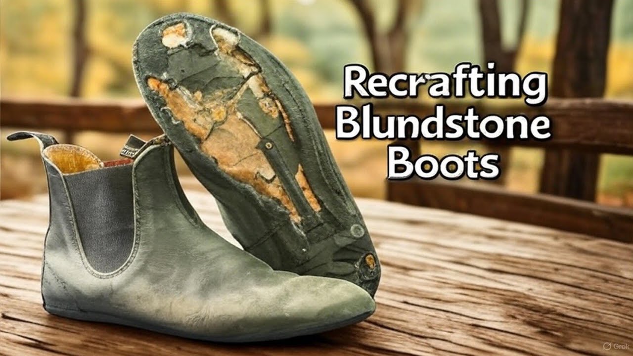 Blundstone Boot Makeover: Full Recraft & Sole Restoration