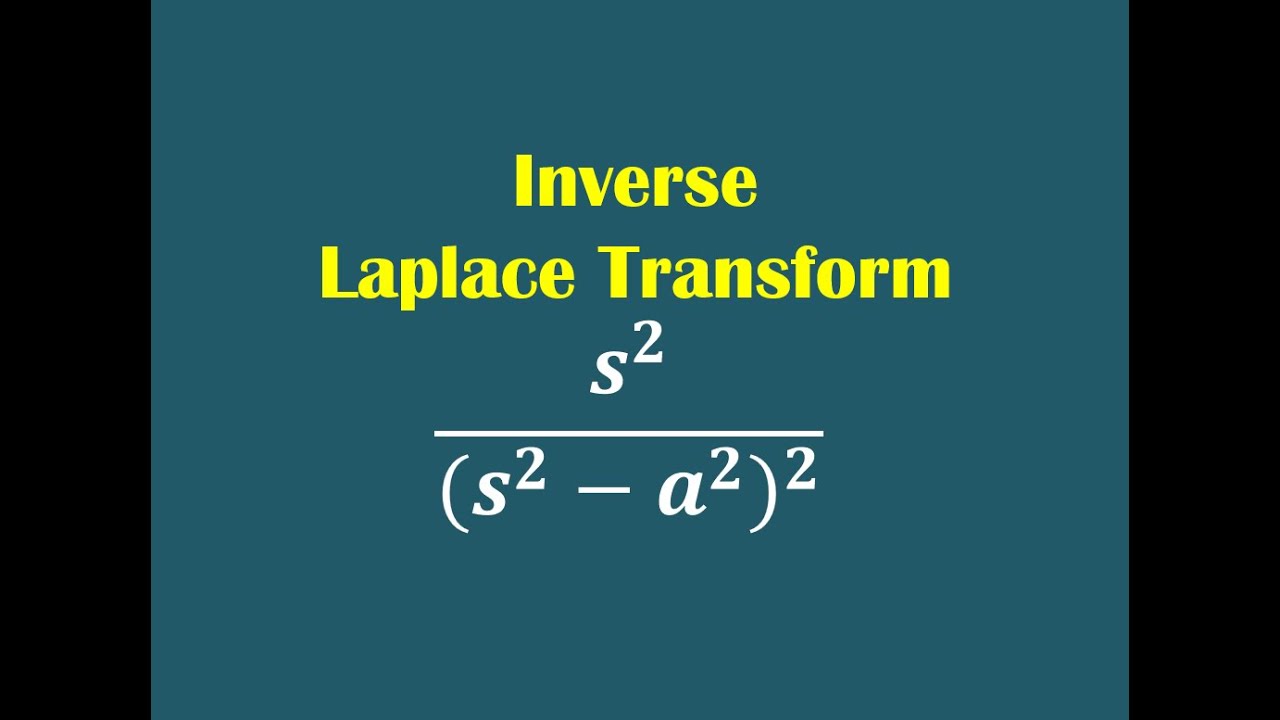 Inverse Laplace Transform by Convolution Theorem for  s^2/(s^2-a^2)^2