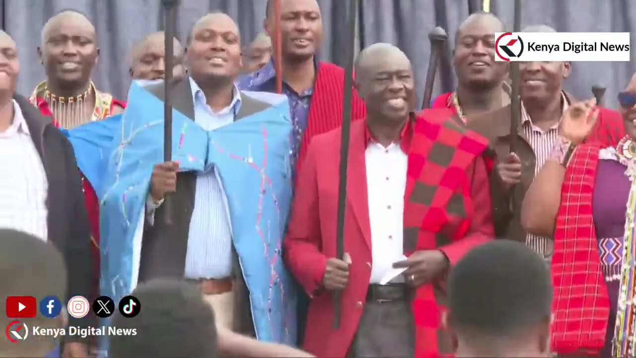 Dances as DP Gcahagua is invited to speak in Kajiado County today!!