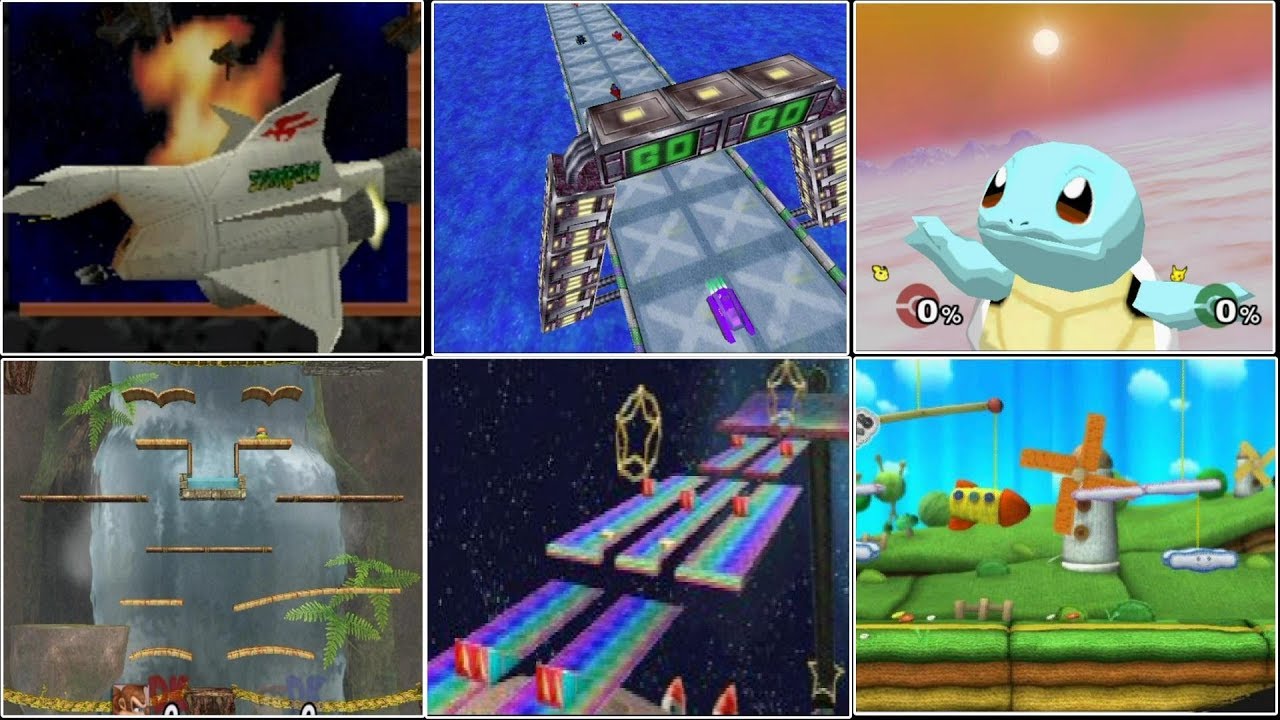 【歴代スマブラ】過去作限定のステージ集めてみた【64～for】