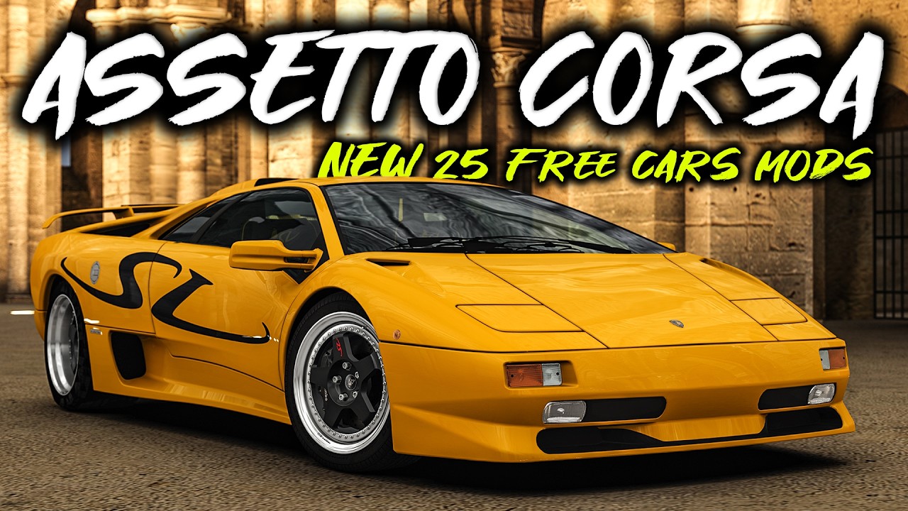 Assetto Corsa — 25 НОВЫХ БЕСПЛАТНЫХ МОДОВ АВТОМОБИЛЕЙ — июнь 2025 г. 💎 | + Ссылки для скачивания 📂