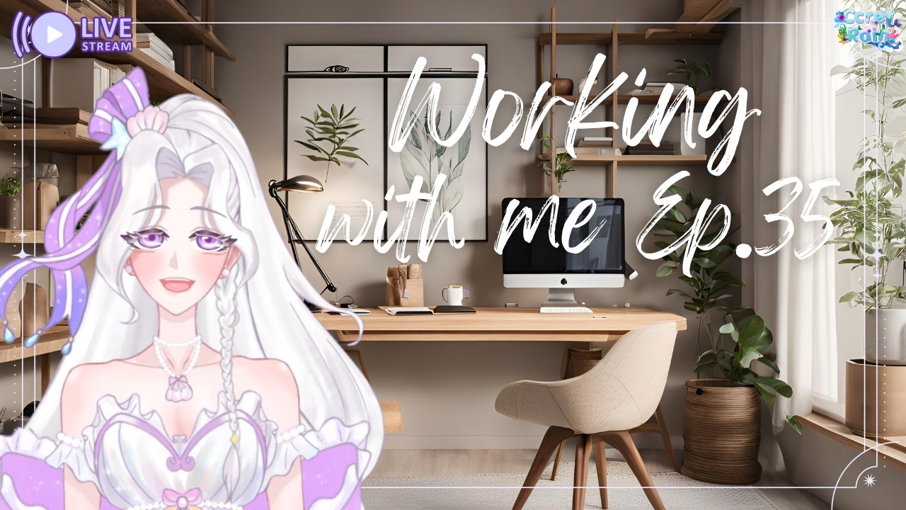 [ 🔴 Pre-de: Working with me Ep.35 ] วันนี้มาทำงานแบบร่าเริง มั้ง😂 | CcretRain