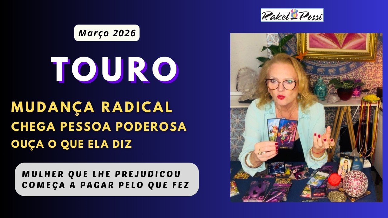 TOURO - MARÇO 2026  - RETOMADA DE PODER. RECEBE AJUDA E VAI EM FRENTE. SOLUÇÕES
