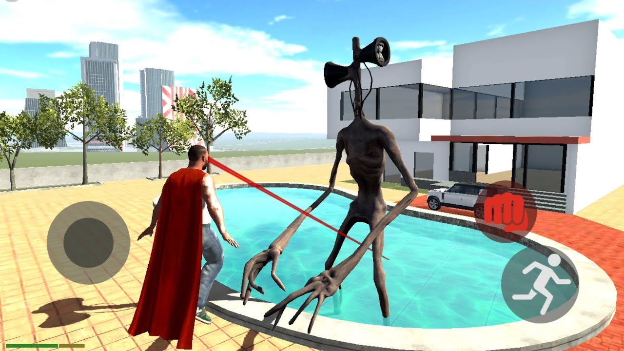 Superman Vs Monster Siren head || Indian Bike Driving 3D Gameplay 
