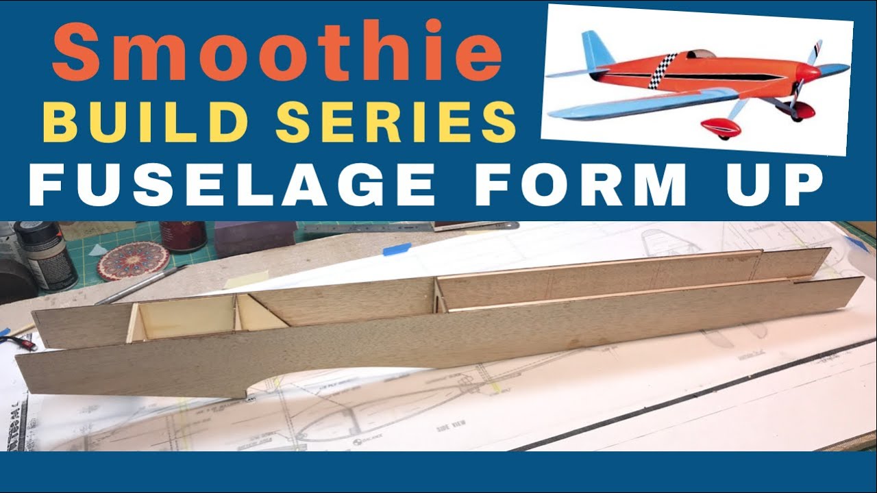 Balsa USA Smoothie RC Plane Kit Build No 14, Fuselage Form Up